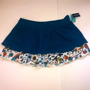 Swim Skirt Medium Beach Cover Up Baltex NWT